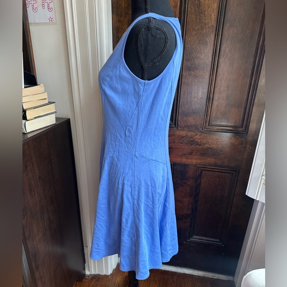 New York & Company Blue Sheath Cotton Dress - Picture 4 of 7